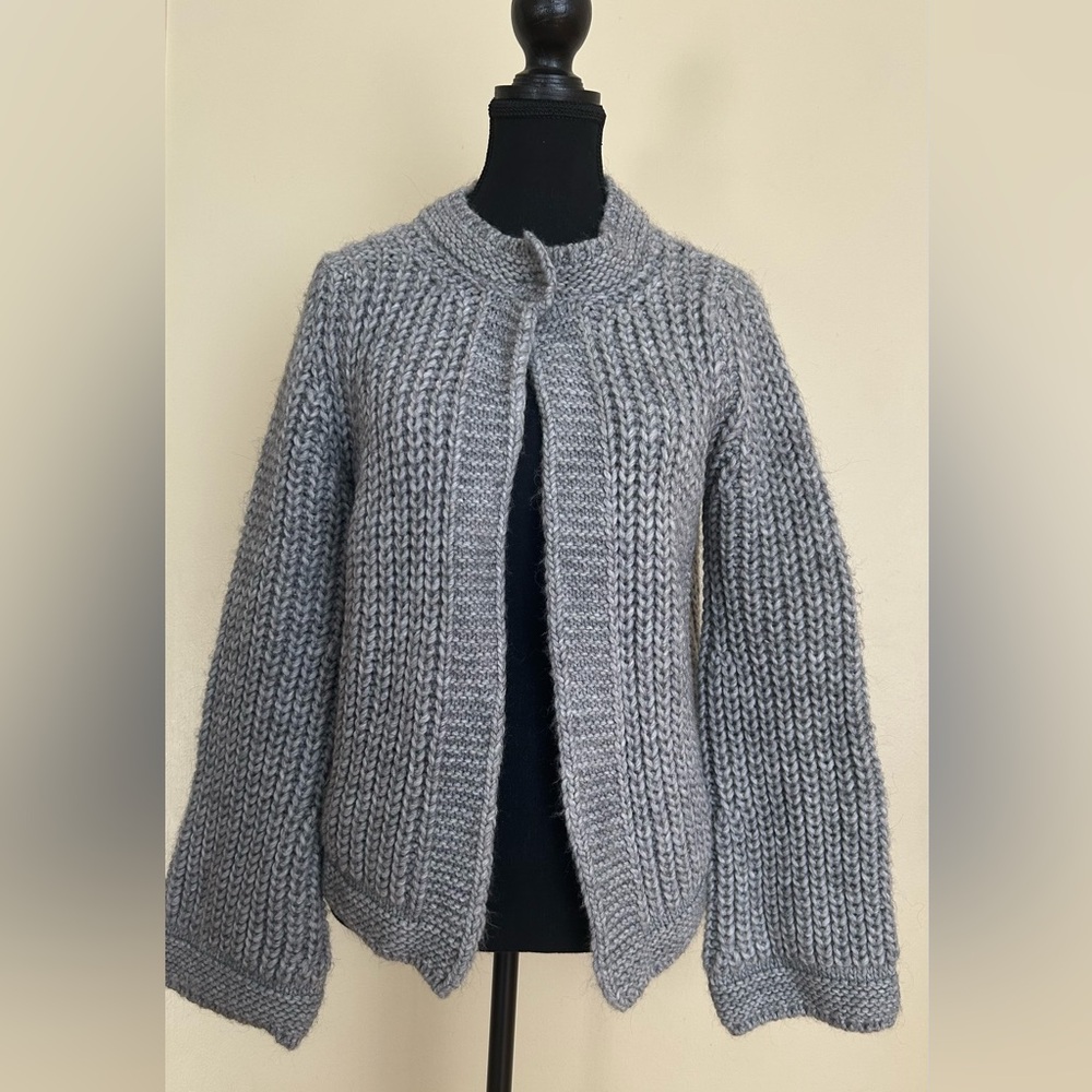 New Cozy Gray Knit Sweater
